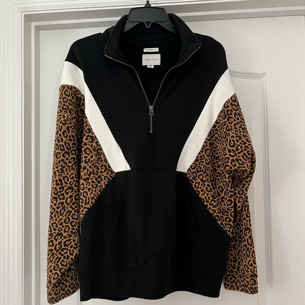 American Eagle half zip hoodie